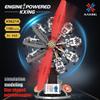 Moc 1100 Teile 360 Grad drehend 9-Zylinder Sternförmiges Motor Modell LED Baustein Kinder DIY Puzzle Spielzeug Geschenk