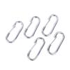 1/3/5 Stück Metall Oval Schlüsselanhänger Karabinerhaken Schnapphaken Federöffnende Schnallen Für DIY Hundekettenverbinder Anhänger Taschenschlüsselanhänger