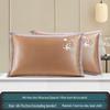 Summer Cool Rattan Pillow Mat & Pillowcase Set - Ice Silk Bamboo, Pair for Adults
