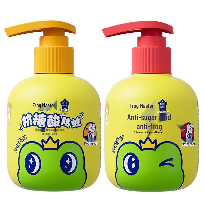 

Frog Prince Kids Fluoride Pump Toothpaste (3-12Y)