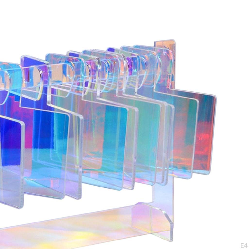 Display Rack with 10 Shelves Nail Hanger Shelf Tools Storage Holder Stand