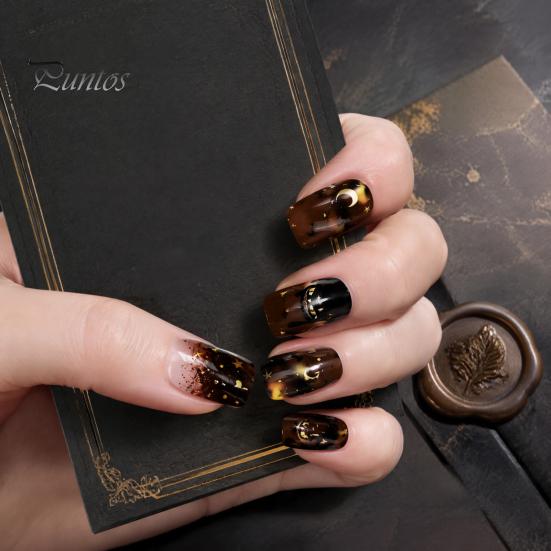 Festival Nail Wraps Halloween Glow-in-the-Dark Stickers, Gothic Spider Web Ghost Manicure No Damage Stickers Decoration Decals, Art Accessories