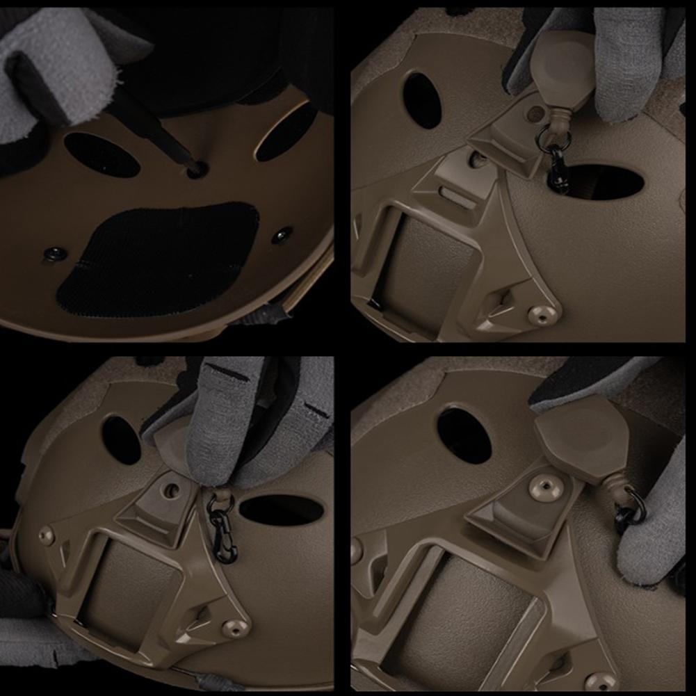 Anti-lost Rope 360 Rotation NVG Mount Safety Lanyard Night Vision Goggles Anti-fall Telescopic Rope for Fixed Night Vision Model