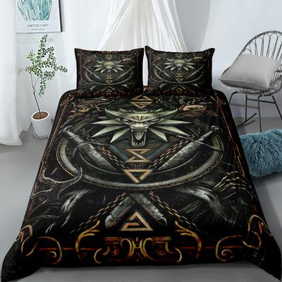 Set Copripiumino Witcher Folk EU Singolo Matrimoniale King US Twin Full Queen Size Biancheria da Letto