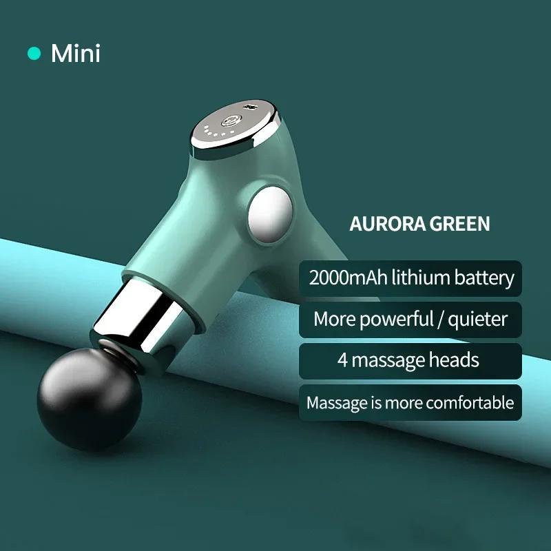 

2025 новый мини-зарядный пистолет для фасций, вибрационный массажный пистолет, массажер для расслабления мышц, портативное фитнес-устройство, мини-пистолет для фасций