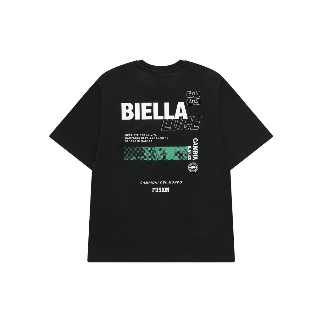 New FILA T Shirts Men's Pitch Black T11M326109F-BK