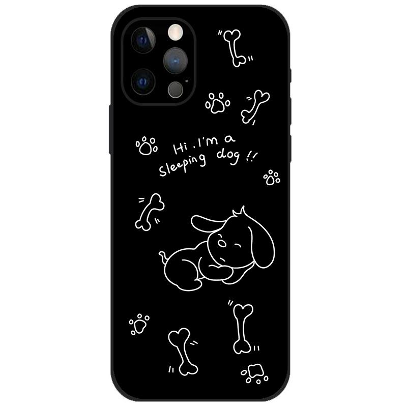 For iPhone 12 Pro Case iPhone12 Pro Bumper Silicon TPU Soft Phone Cover For iPhone 12 Pro Max / 12 Mini Case Cartoon Funda 12Pro