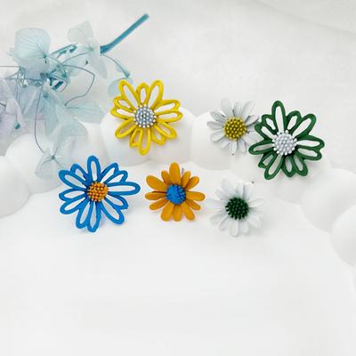 SIMJOO Flower Earrings Petal Earrings Design Floral Studs Spring Style