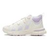 Li Ning Kids Sports Lifestyle Series Comfortable Fashion Non-Slip Wear-Resistant Mid-Top Casual Shoes Kids Casual Shoes Off-White Purple YKCU174-2
