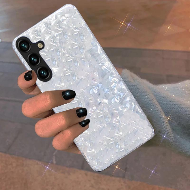 A04s Case Texture 3D Glitter Shell Soft TPU Back Cover For Samsung Galaxy A04s A 04s galaxyA04s SM-A047F 6.5" Shockproof Bling Laser Phone Cases