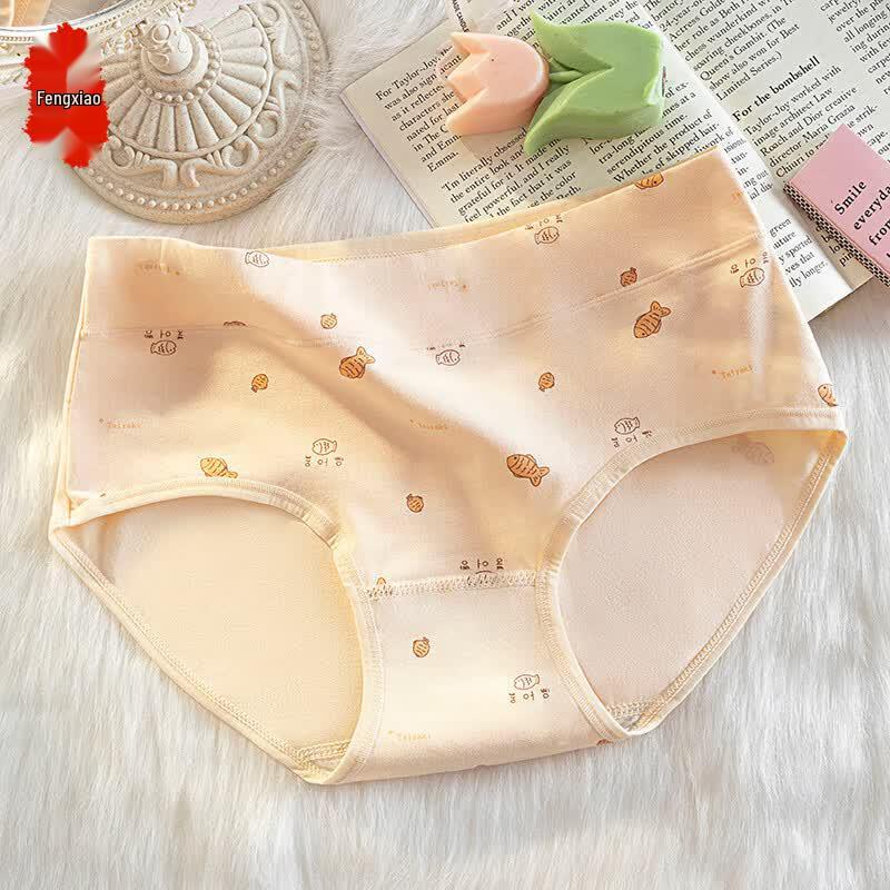 Women s Sweet Floral Antibacterial Briefs L