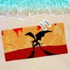 Devilman Crybaby Anime Bath Towel Microfiber Soft Water Absorbing Breathable For Girl Kids Decorative Cartoon Beach Towel