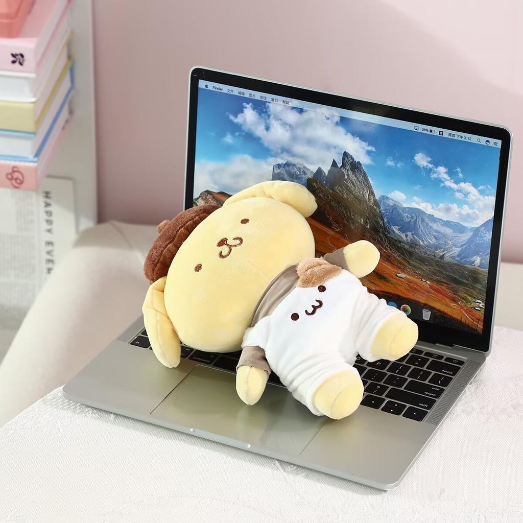 25cm Kawaii Pom Pom Purin Plüschtiere mit Kleidung Japanischer Stil Hund Sammelpuppe Kuscheltier Weihnachtsgeschenke Mädchen