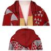 Hooded Cape Shawl Women'S Plaid Winter Warm Knitted Shawl Scarf Shawl Dual-Purpose