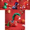 Year Of The Horse Lucky Plush Toy With Embroidered Detailing For Seasonal Gift Giving