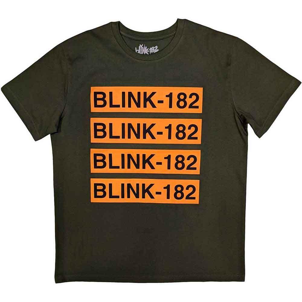Blink-182 Log Repeat Официальная футболка мужская мужская XXL