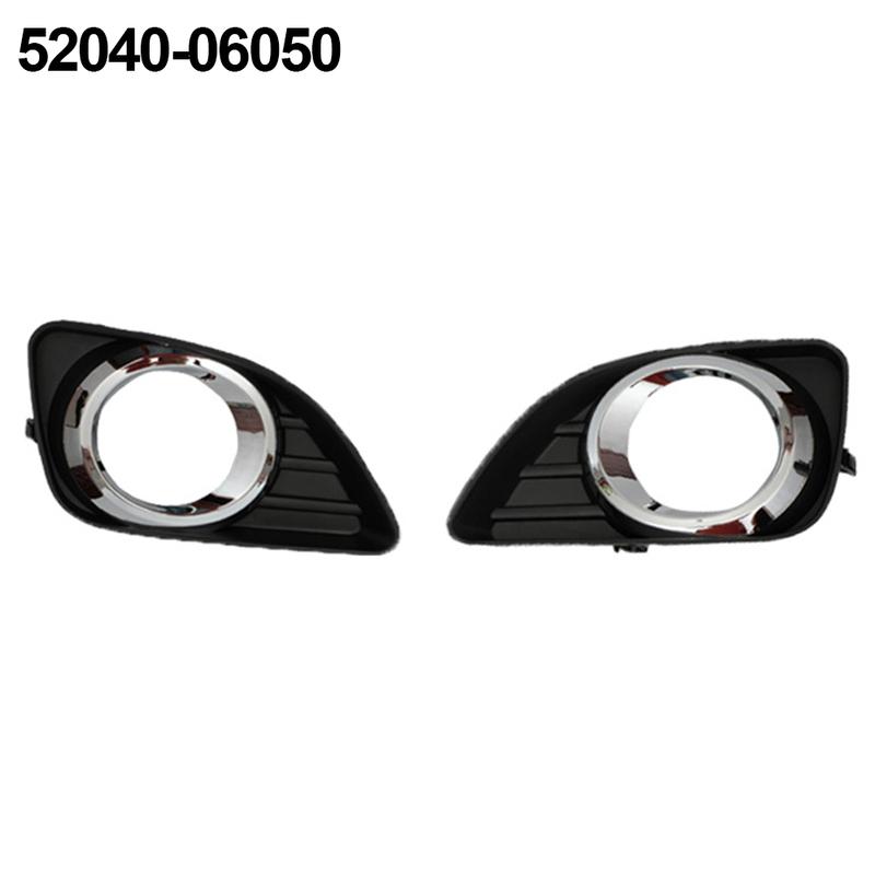 2Pcs Fog Light Frame For Camry 2010 2011 Front Fog Light Bezel 52040-06050 Driver And Passenger Side