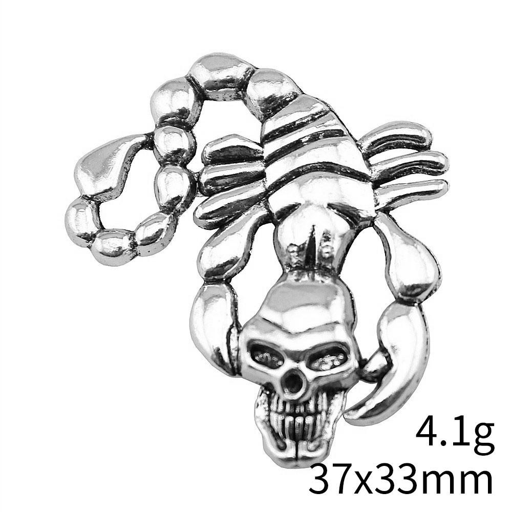 Valentýnský náramek s přívěsky Italský přívěsek s přívěsky pavouka a netopýra Publikum Mužský přívěsek