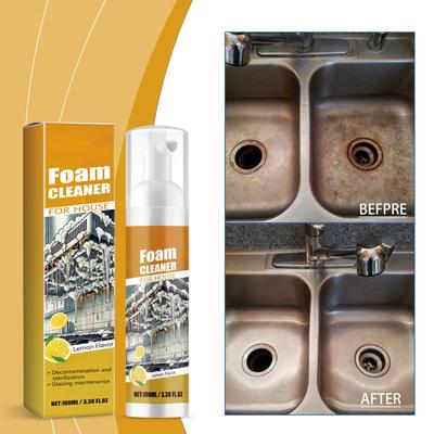 Foam Cleaner,Household Foam Cleaning,Household Dirt Cleaning,Efficient Cleaning,Home Floor Decontamination Foam,100ml