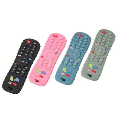 1pc Silicone Remote Control Toy Perfect Holiday Gift for Boys and Girls, Adorable Baby Friendly Silicone Plaything