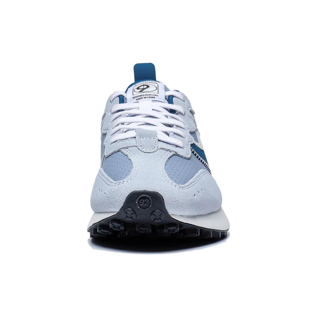 New LiNing Fangyuan Classic Anti Slip Wear Resistant Low Top Casual Shoes Men's Blue Gray AGCT047-3
