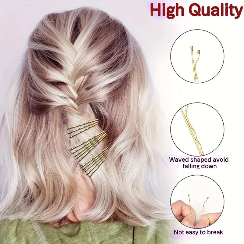 50/100Pcs Wave Hair Clips Metal Bobby Pins For Women Styling Salon Hair Accessories