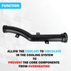 Engine Cooling Water Pipe with O-Ring, Water Pump to Thermostat Housing compatible with Mini Cooper R55 R56 R57 R58 R59 Countryman R60 Paceman R61