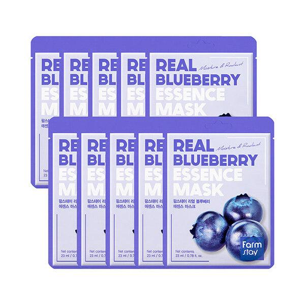 

Farmstay_Real Blueberry Essence Mask 23ml x 10 sheets 10 real blueberries