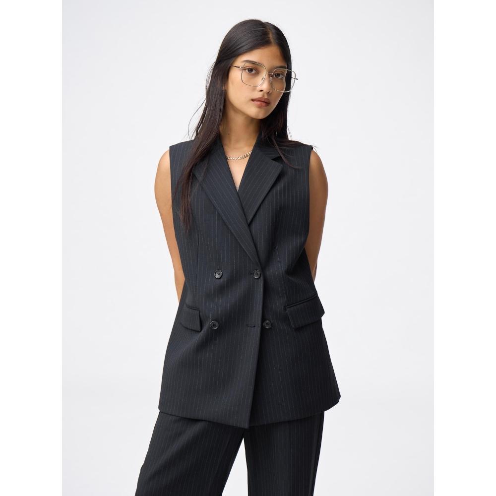 

Жилет двубортный Gu By Uniqlo Z+e 31 BEIGE/3XL