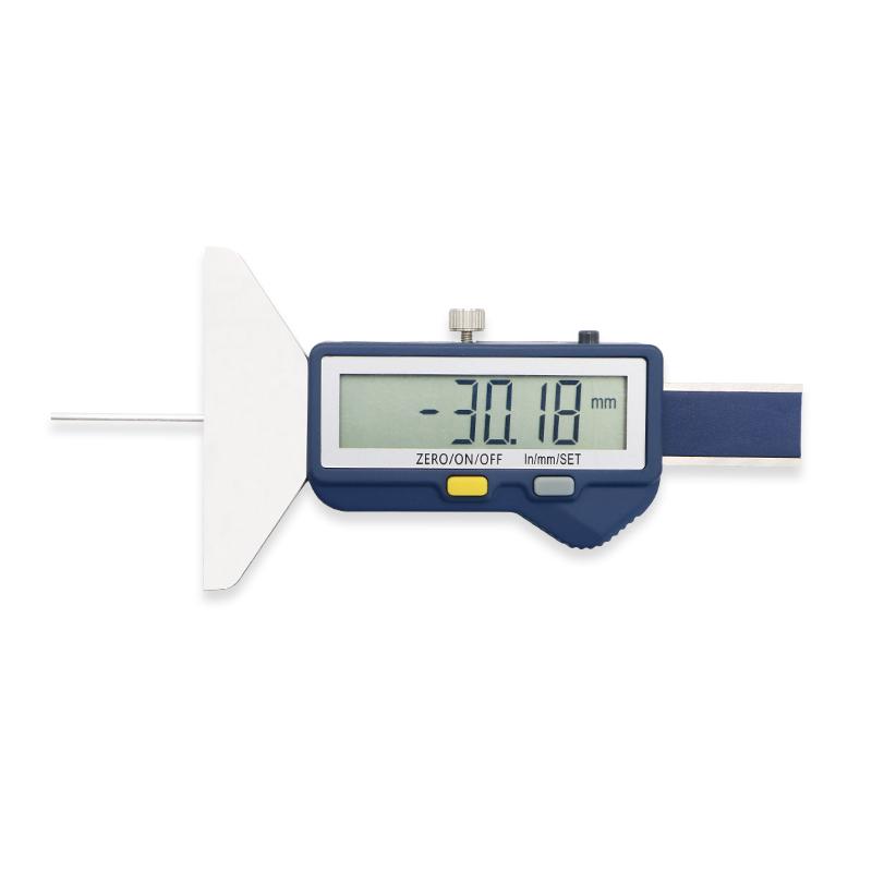 SHAHE Digital Depth Gauge 0-25mm/0-50 Mm Tread Depth Gauge For Car Tire Digital Depth Calipers Measuring Tools