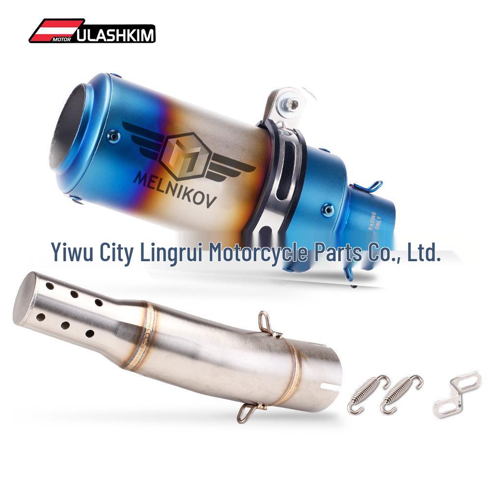 Stainless Steel Mid-Pipe for CFMoto NK400 Motorcycle Exhaust Modification