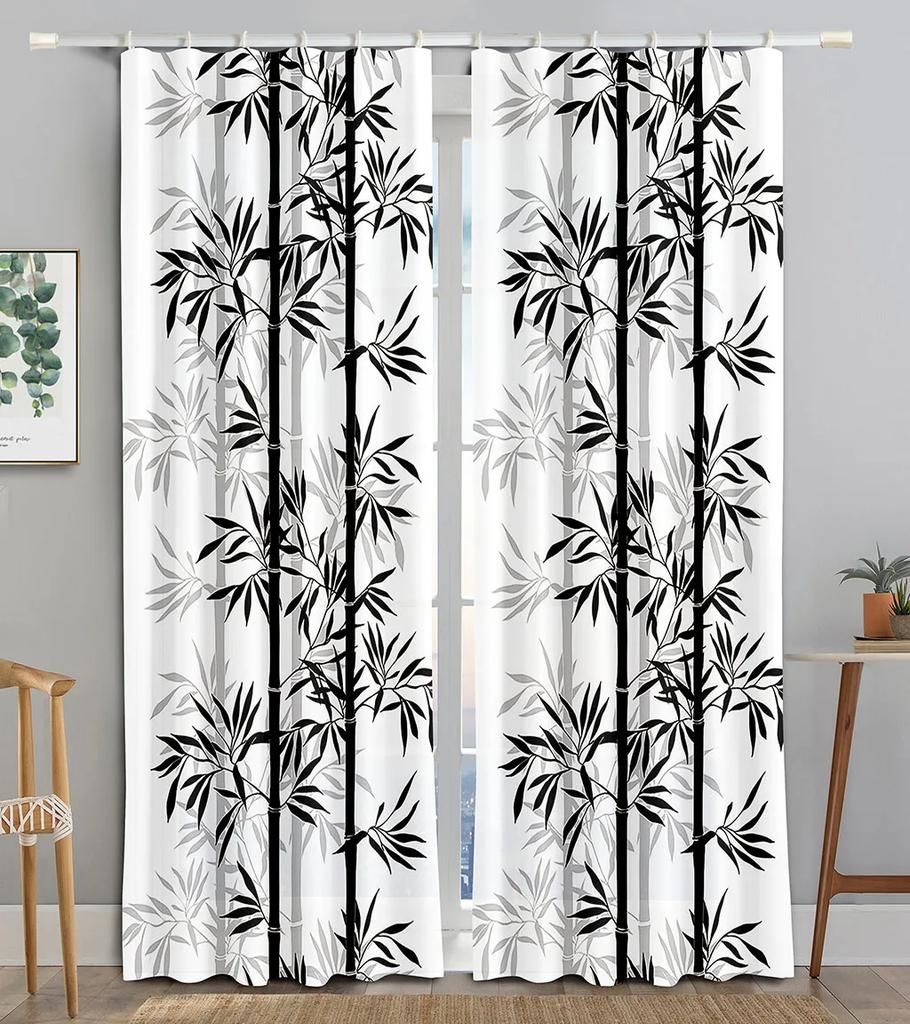 Bamboo Ink Red Sun Pattern High Shading Curtains Different Styles of Bamboo Style Drape Clackout Living Room Bedroom Curtain
