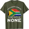 Halb Südafrikanisch ist besser als gar nicht RSA Heritage DNA T-Shirt Südafrikanische Flagge Druck Pride Party T-Shirt Unisex Streetwear