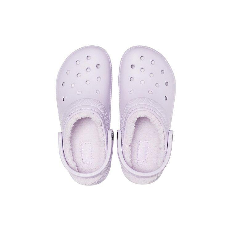 Crocs Zueco Clásico Forrado Unisex para Adulto Lavanda Comodidad Slip-On 203591-5OP