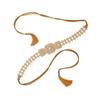A52E Moroccan Waist Chain Belly Chain Belt Ethnic Wedding Belt Belly Chain for Dress