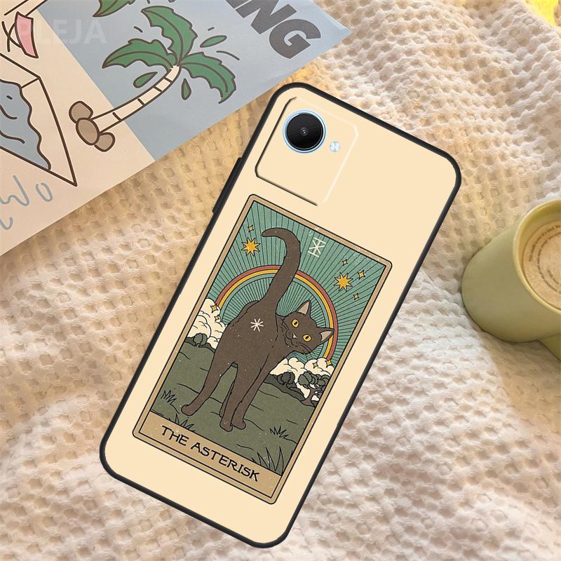 The Empress Tarot Cat Art Print Case For Realme C71 C75 C61 C53 C55 C33 C63 C51 C65 C67 11 12 13 14 Pro Plus GT6 GT7 15 Pro