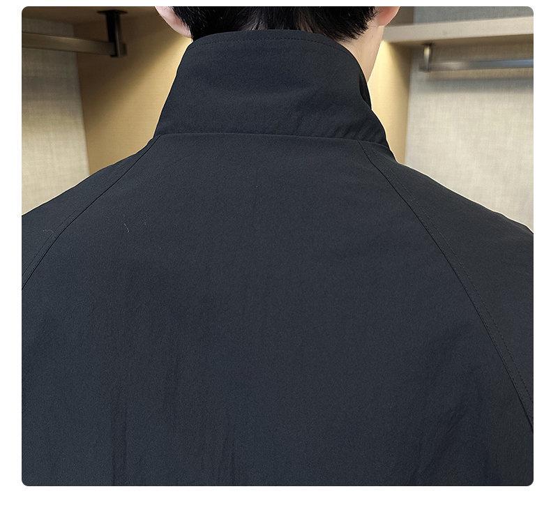 2026 Spring Men's Stand Collar Workwear Jacket: Trendy, High-Quality, Outdoor Casual Style