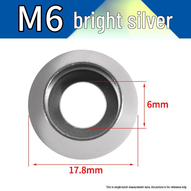 Farbiger Sechskantschrauben-Unterlegscheiben-Satz aus Aluminiumlegierung: Größen M2-M8