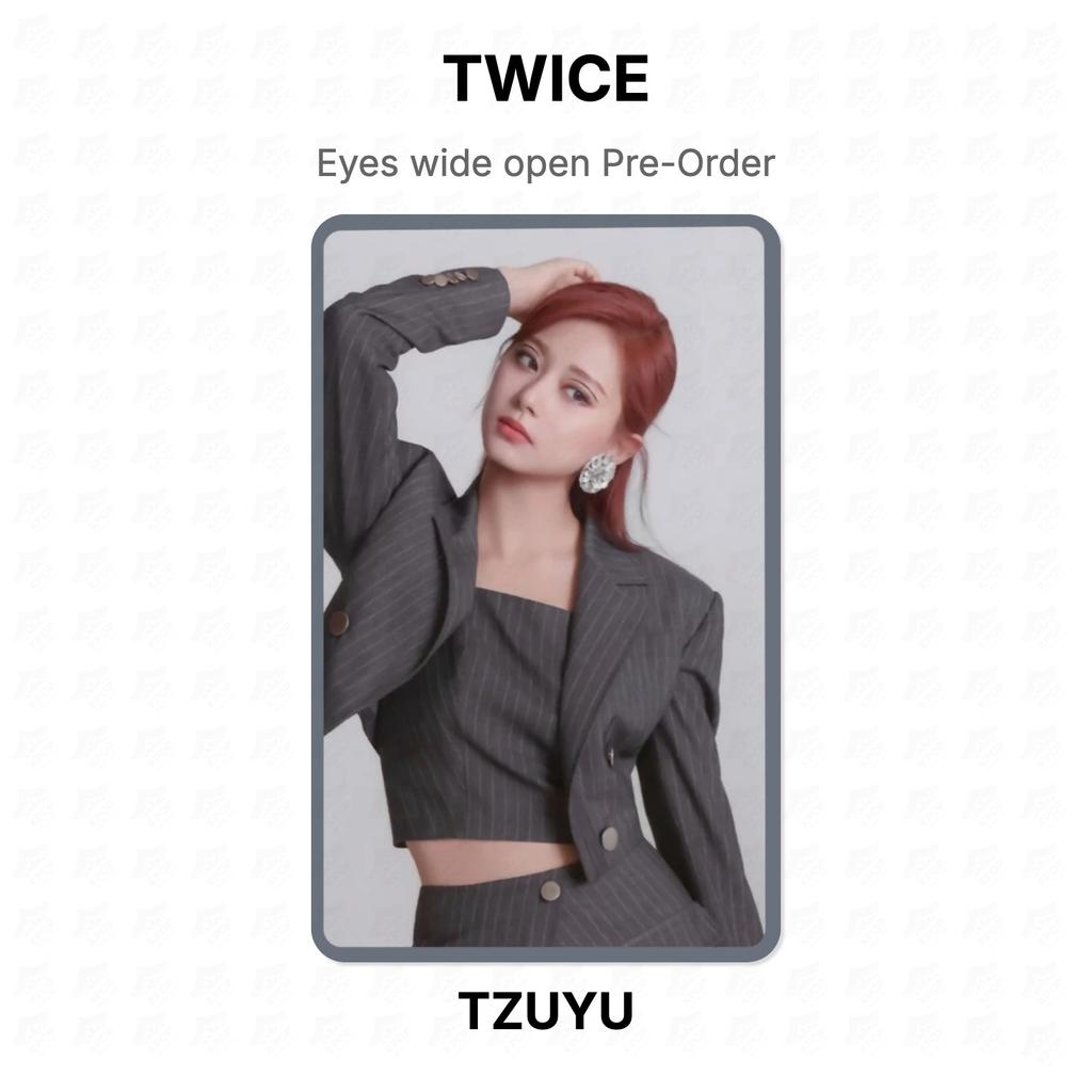 TWICE Eyes wide open Pre-Order Official Photocard