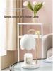 Beast Valley Lily Aroma Candle Lamp - Smokeless Wax Melting Marble Lamp for Romantic Bedroom Ambiance