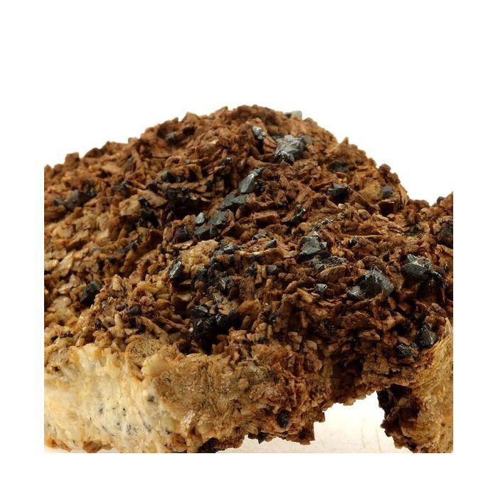 Pierres et Minéraux. Tetrahedrite sur dolomite. 1100.0 ct. Usclas-du-Bosc Quarry, Hérault, France..