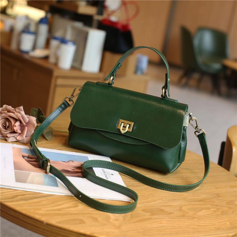 Burminsa Cowhide Genuine Leather Tote Handbags For Women 2026 Luxury Designer Pillow Satchel Work Ladies Shoulder Crossbody Bags