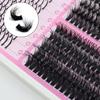Cluster Lashes Individual Extensions Mixed Tray DIY Eyelash Set Soft Natural Curl Long Lasting for Party and Everyday Use