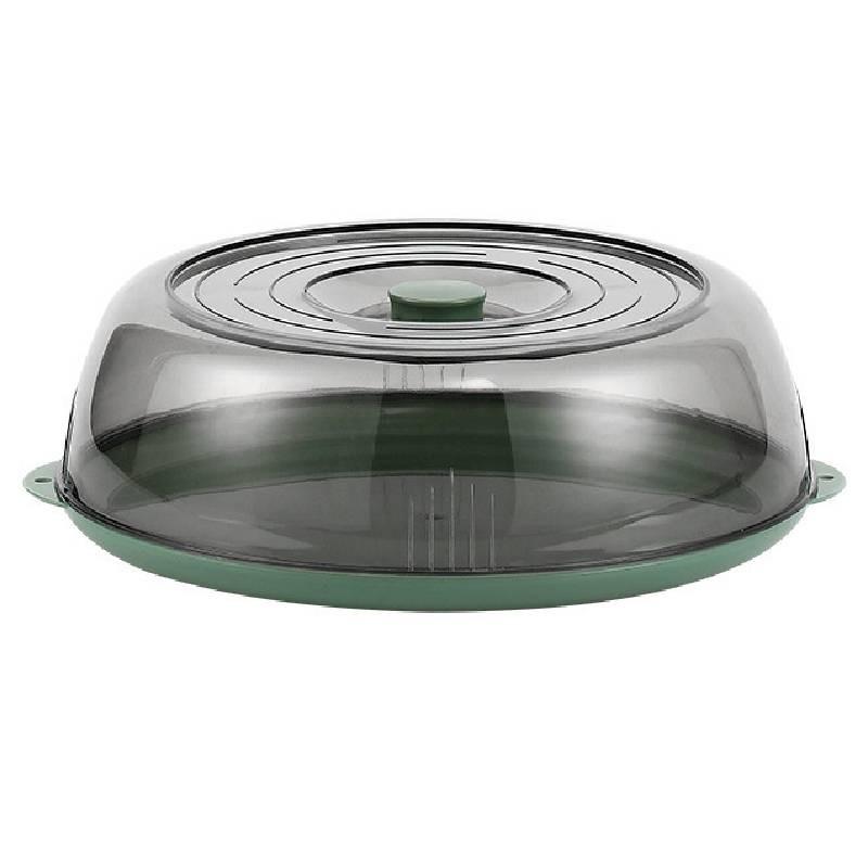 

Прозрачная термоизолированная крышка для еды, инструмент для дома и кухни, сохранение тепла, пыленепроницаемость зелёный