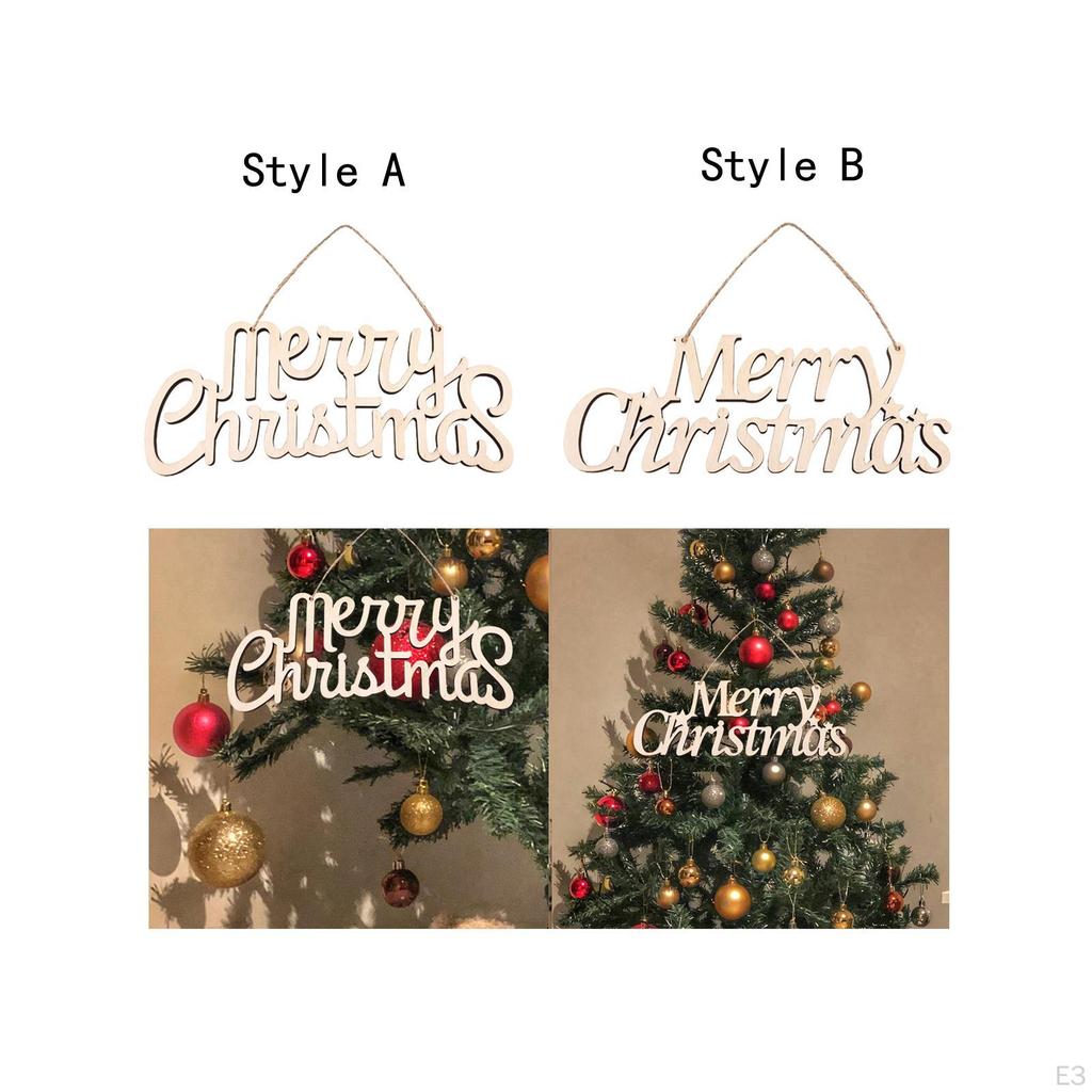 Christmas Themed Wooden Wall Art for Home And Garden