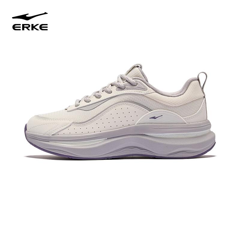 ERKE Casual Shoes 26 New Women's Comfortable Thick Soled Shock Absorbing Versatile Sports Dad Sneakers