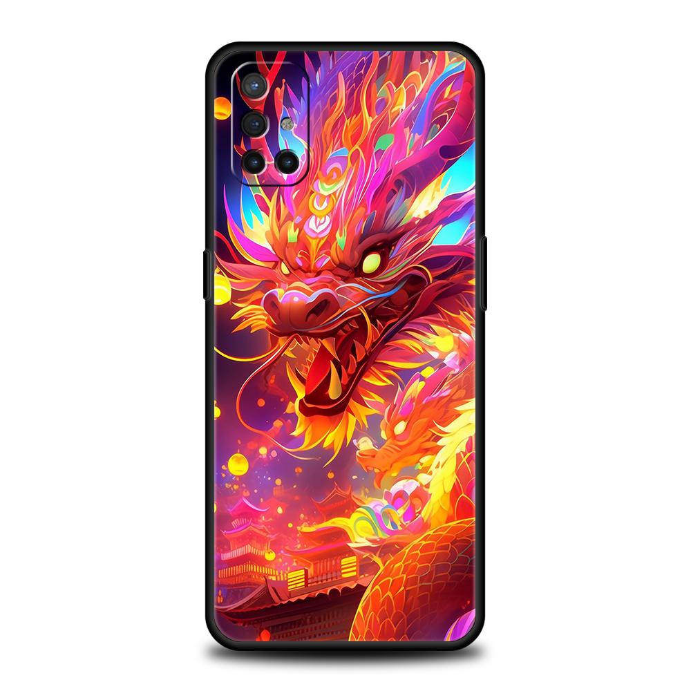 Cartoon Dragon Phone Case for Oneplus 11 10T Nord N100 N10 10 7 8 9 9R 7T 8T N200 CE 2 9RT Pro 5G Silicone Cover Shell Capas Bag