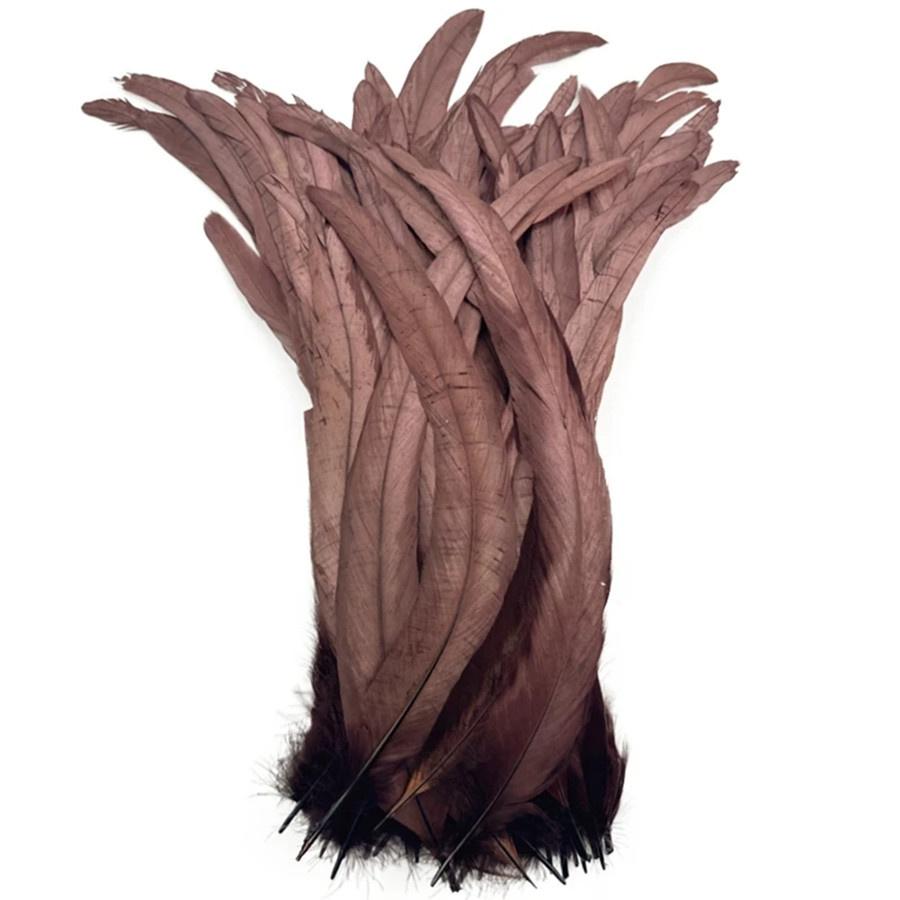 10/100 Stück 25-30cm Natürliche Hahnenfedern DIY Basteln Nähen Weihnachten Feder Party Feder Handgemacht Hochzeitsdekor Zubehör