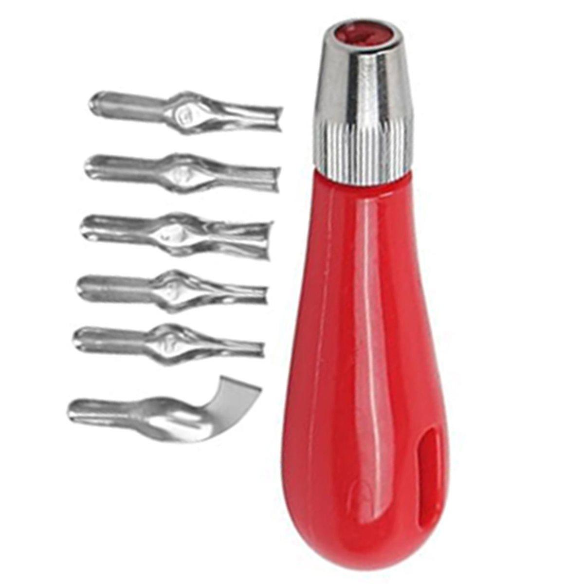 

12 Sets Cutter, Stamp Carving Tools, Block Printmaking Kit with Assorted Cutting Blades, for Sculpture Crafting DIY China Mainland