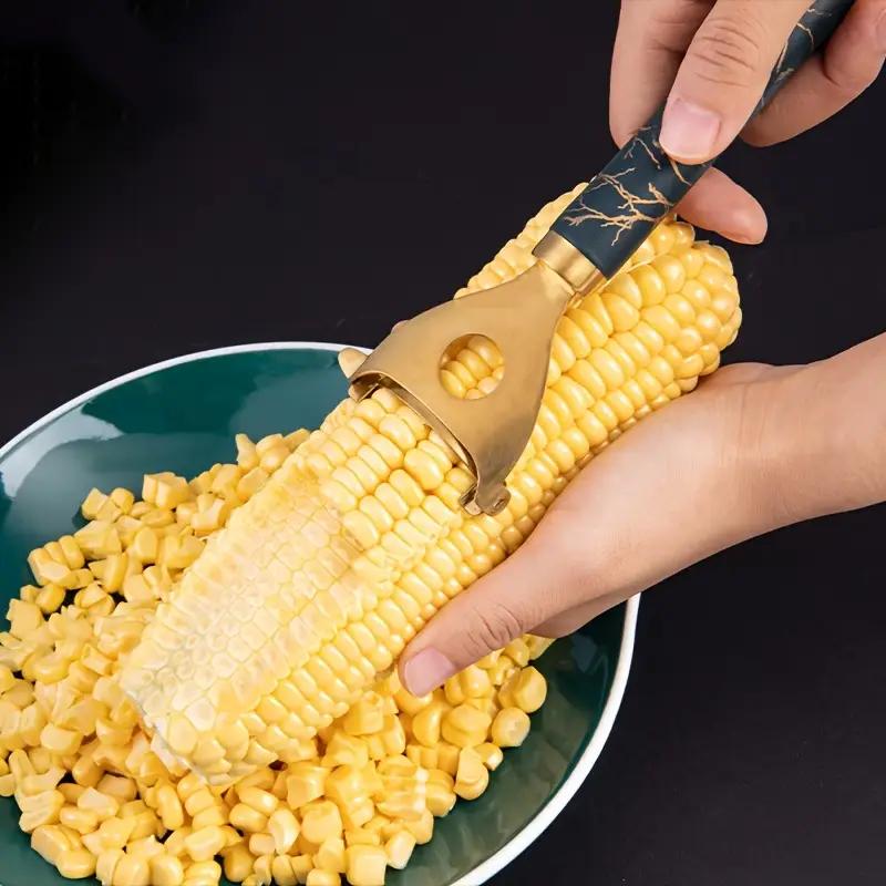 Stainless Steel Corn Stripper - Reusable Cob Peeler & Thresher, Multifunctional Kitchen Gadget for Easy Prep